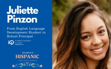 Juliette Pinzon iQLA principal of middle school